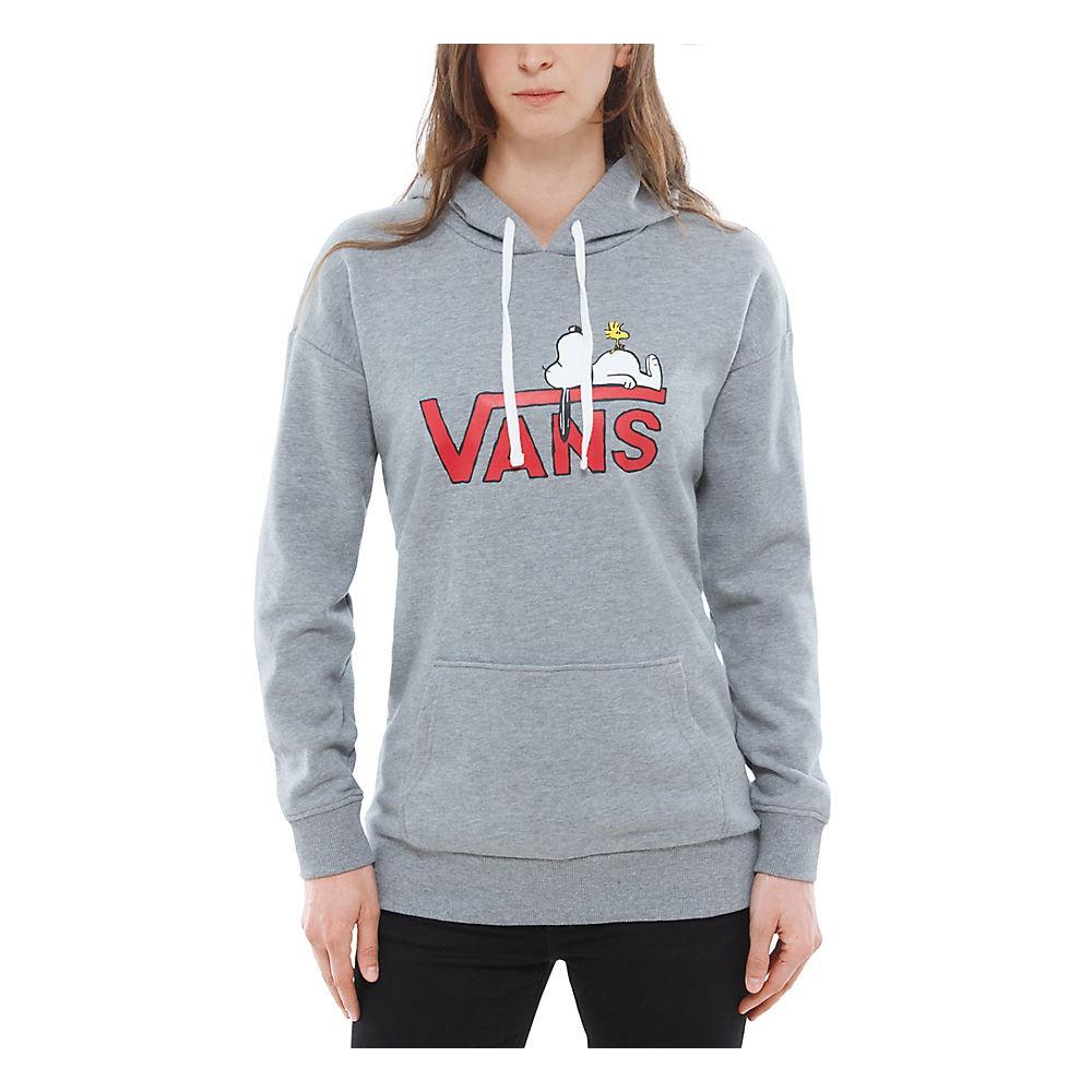 WM SNOOPY HOODIE GREY HEATHER 85826_4  VANS 