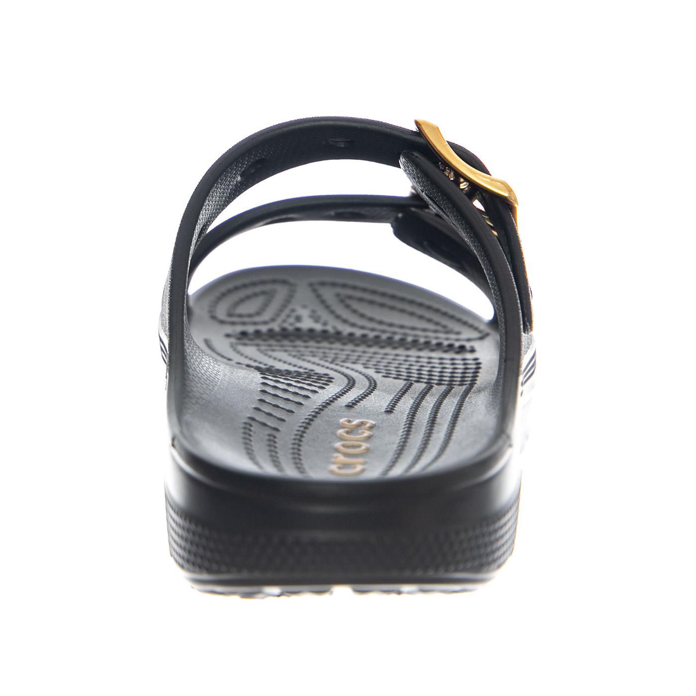 Saturday Metallic Buckle Sndl Black - Sandali Donna Neri CR.213316 BLK CROCS 