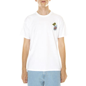 M' Erk14 For London 011 White - Maglietta Girocollo Uomo Bianca ERK14-011  LONDON STORE 