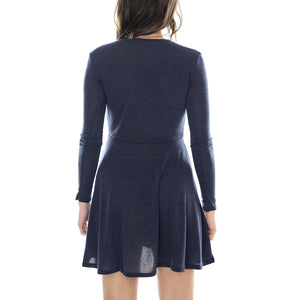  MRCLETTE DRESS-NVY  MOTEL ROCKS 