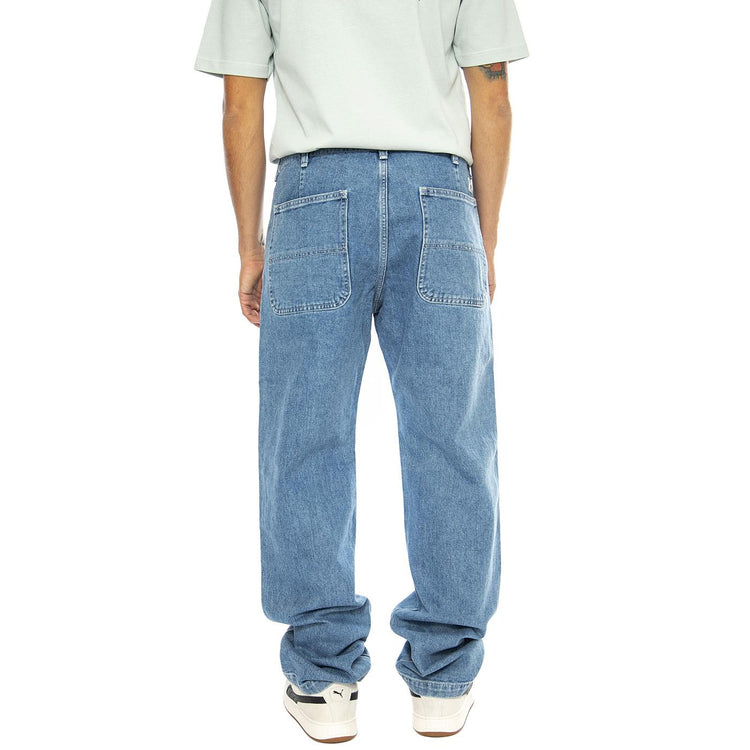 Work Pant Blue - Pantaloni Denim Jeans Uomo Blu I032822.01.X1.  EDWIN 