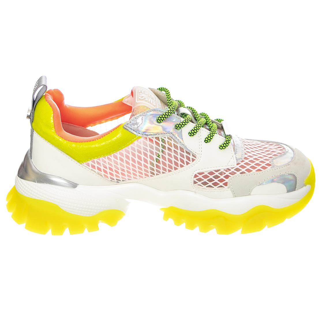 Treasures - Scarpe Stringate Profilo Basso Donna Multicolore / Gialle SMPTREASURES-YLW  STEVE MADDEN 