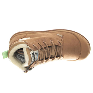 Pampa Hi Cuff Wps Oz Nude Brown - Stivaletti Profilo alla Caviglia Bambino / Bambina Marroni PAK57217-254-M  PALLADIUM 