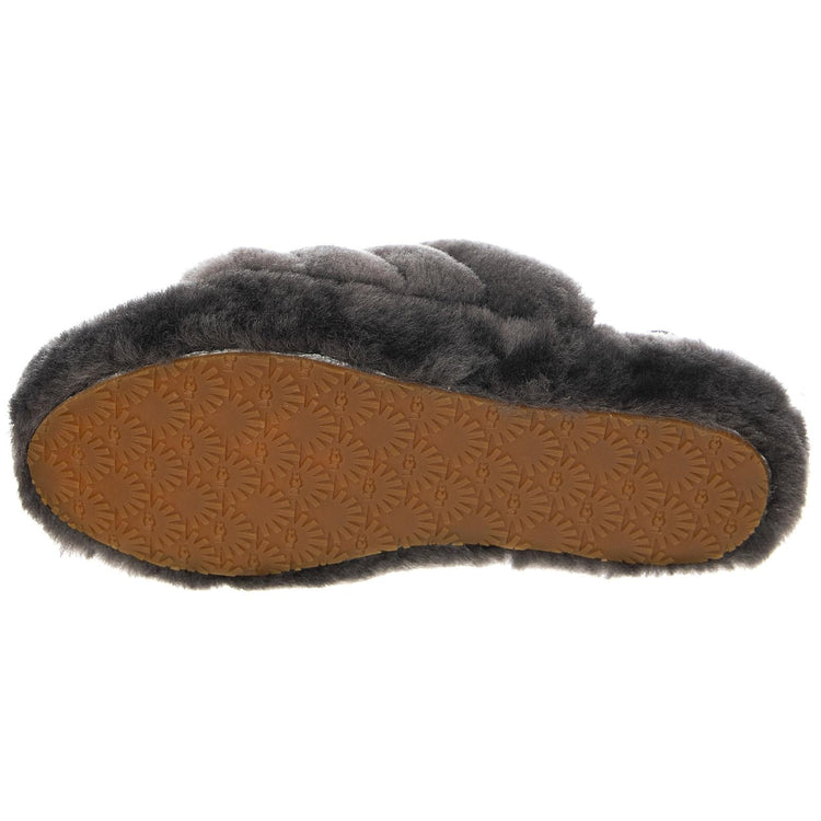 FLUFF YEAH SLIDE CHARCOAL K UGKFLYSLCH1098494K  UGG 