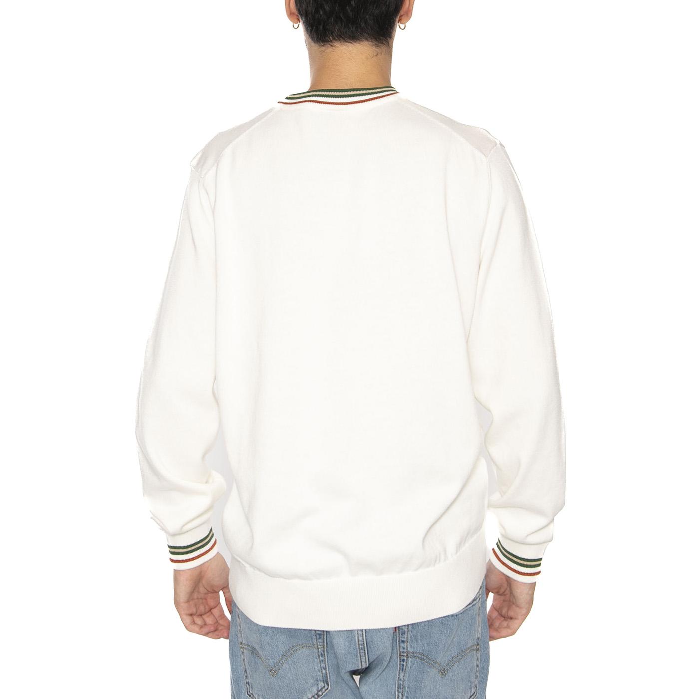 Pullover X0N White - Maglione Girocollo Uomo Bianco AH5158-X0N . LACOSTE 