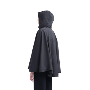 Voyage Poncho - Black - Mantella Donna Nera 15005-00001  HERSCHEL 
