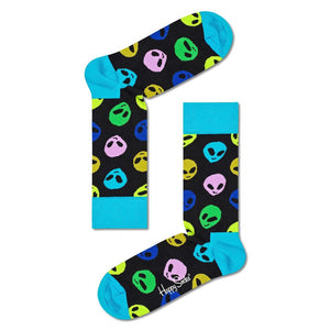 Alien Sock 9300 - Calzini Neri / Multicolore ALI01-9300  HAPPY SOCKS 