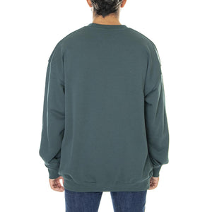 Usual Worldwide Locals Green - Felpa Girocollo Uomo Verde W22C-WWL-GRN  USUAL 