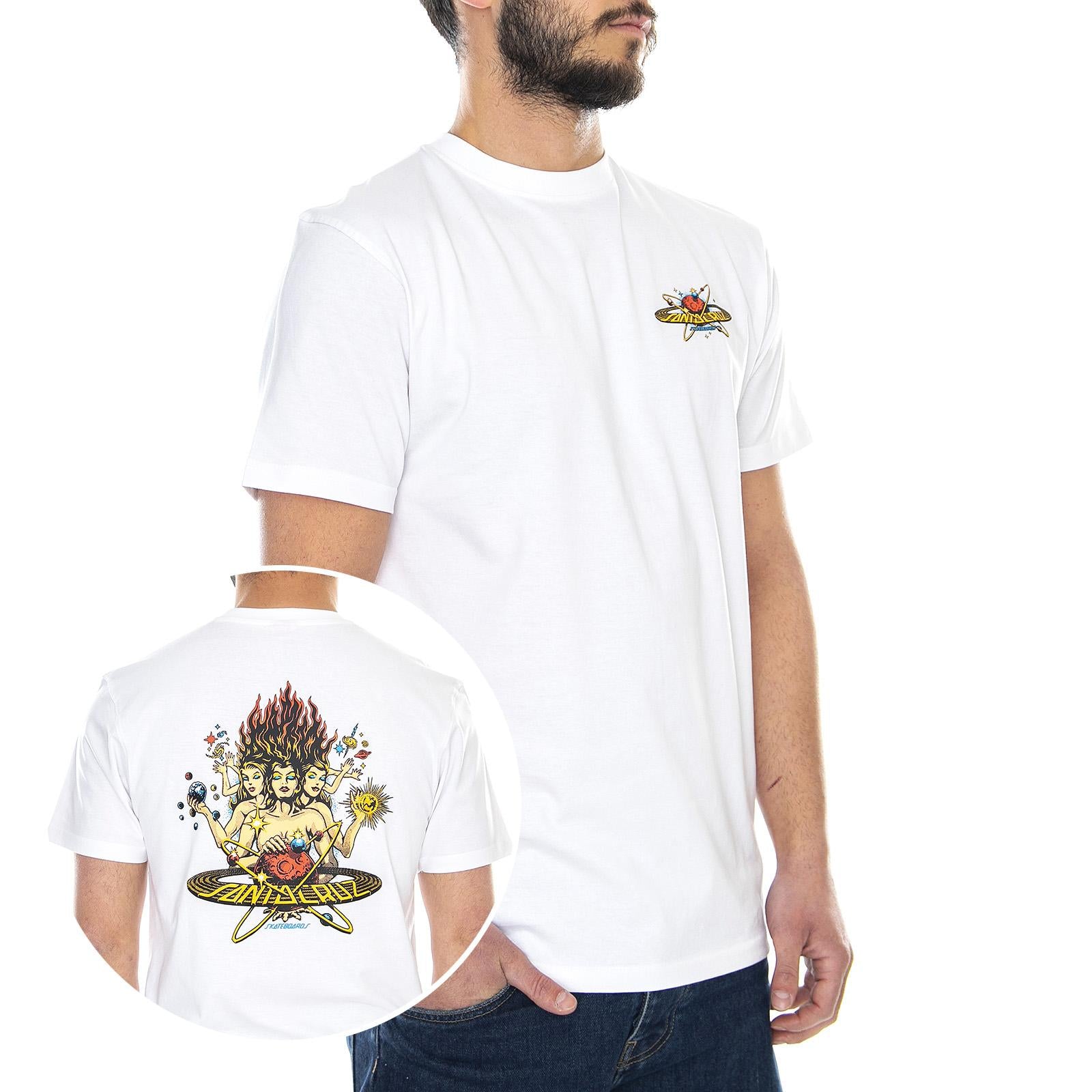  Cosmica T-Shirt White  SANTA CRUZ 