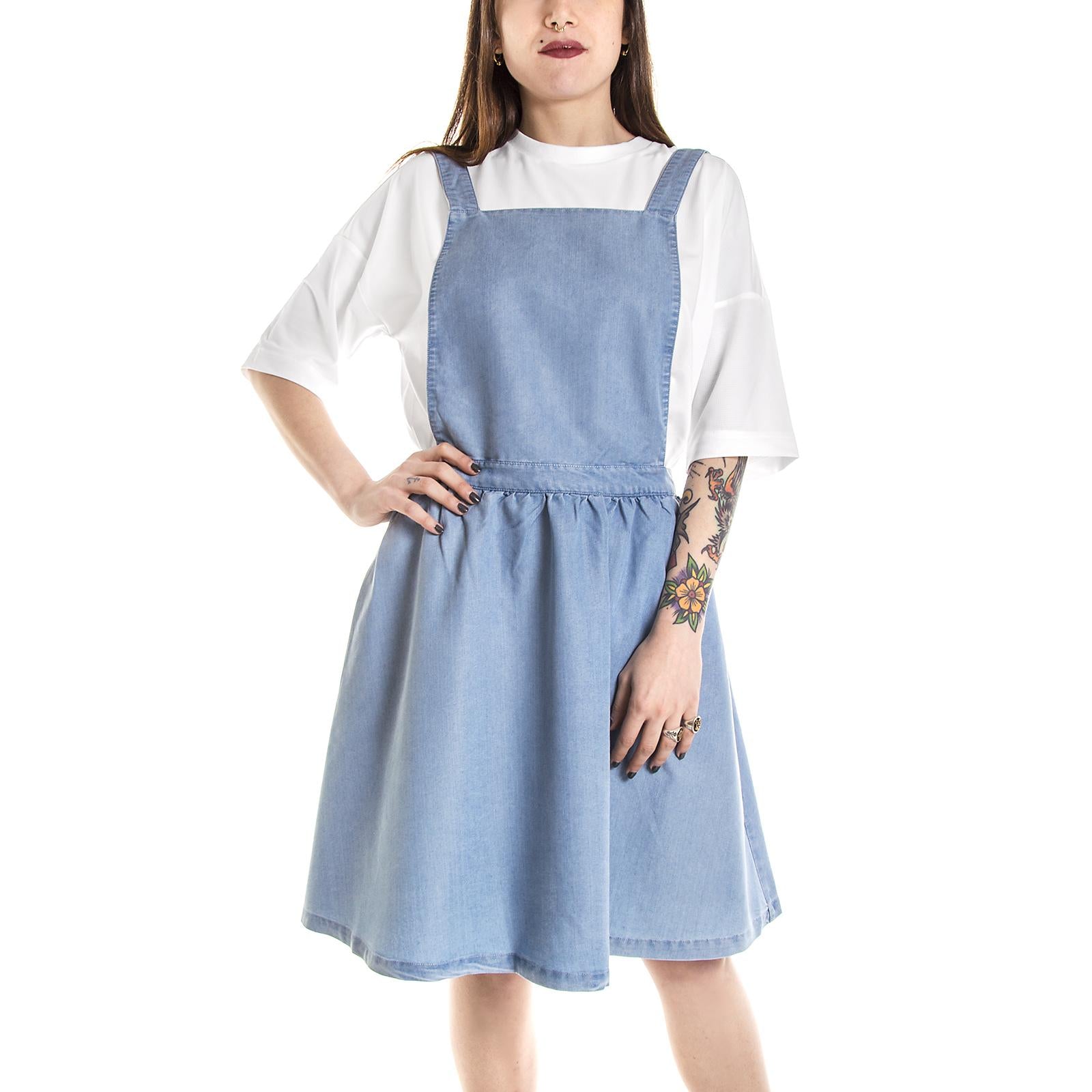 INGER SHORT DRESS JEANS LIGHT BLUE 142820138-1001  MINIMUM 