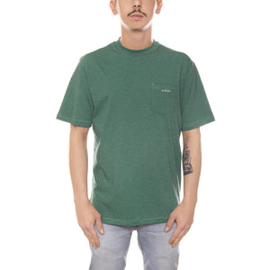 MINI STRIPE S/SL CREW GREEN 114986-GREEN  STUSSY 