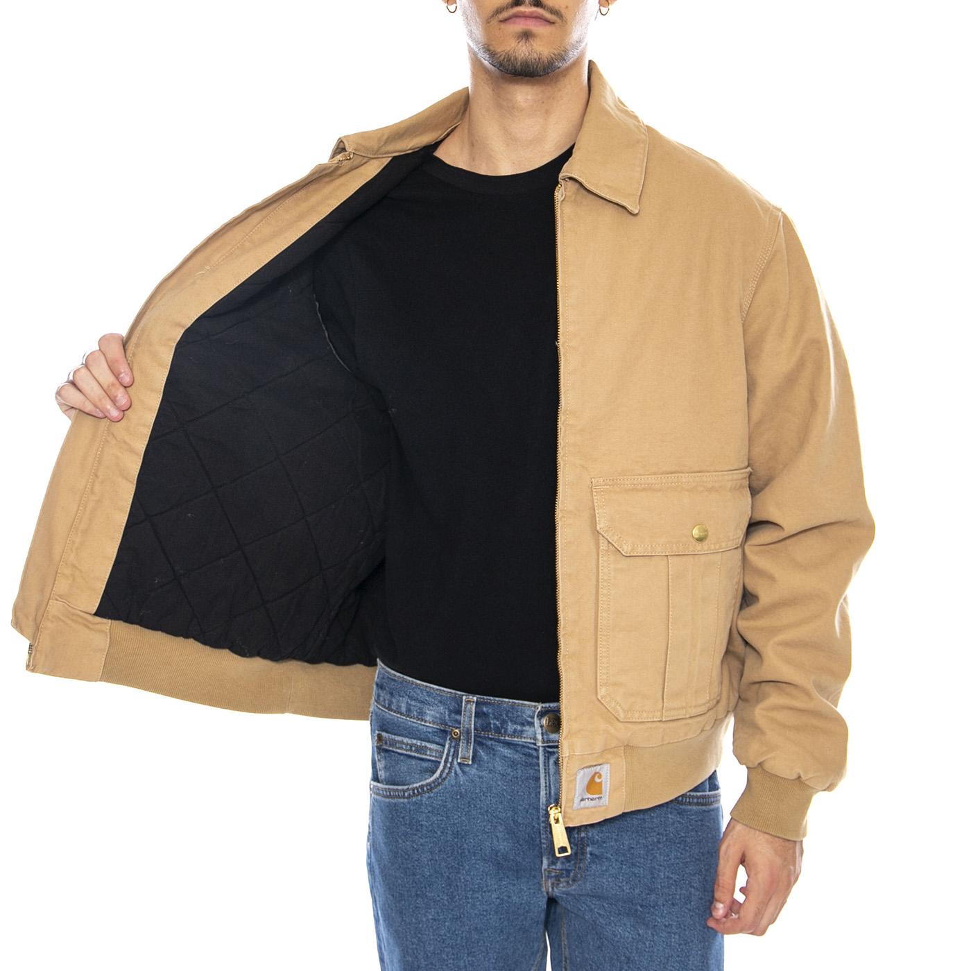 Stanton Jacket Dusty H Brown - Giacca Uomo Marrone I035617.07E06  CARHARTT WIP 