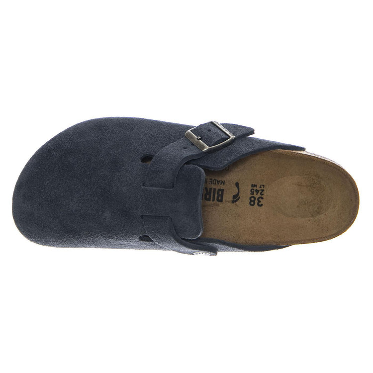Boston New Navy, Suede Leather - Sandali Uomo Blu 1030902 . BIRKENSTOCK 