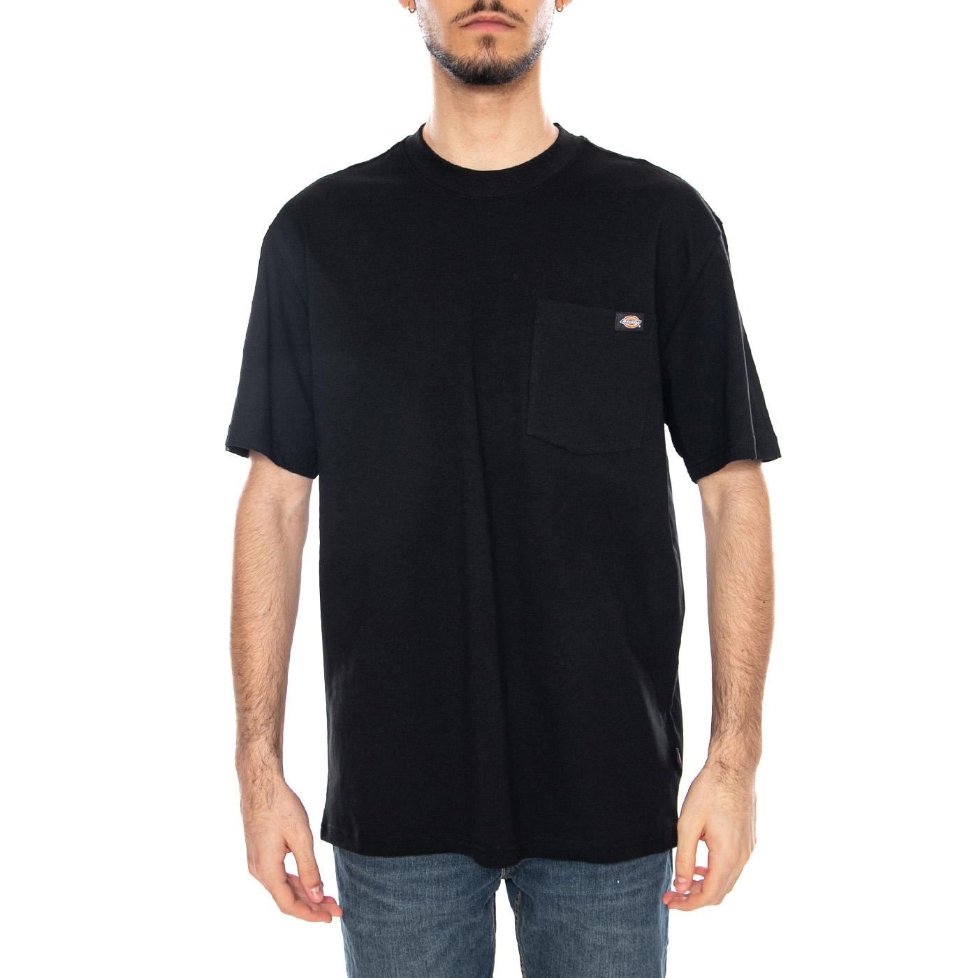 Luray Pocket Tee SS Black - Maglietta Girocollo Uomo Nera DK0A4Y FCBLK1 DICKIES 