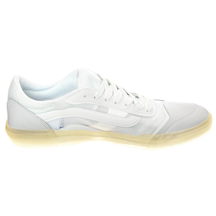 MN Ave Leather White / White - Scarpe Stringate Profilo Basso Uomo Bianche VN0A5JIBWWW1  VANS 