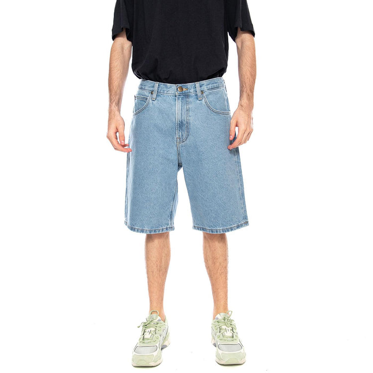 ASHER SHORT MITCH Blue - Bermuda Denim Jeans Uomo Blu 112376919 BL LEE 