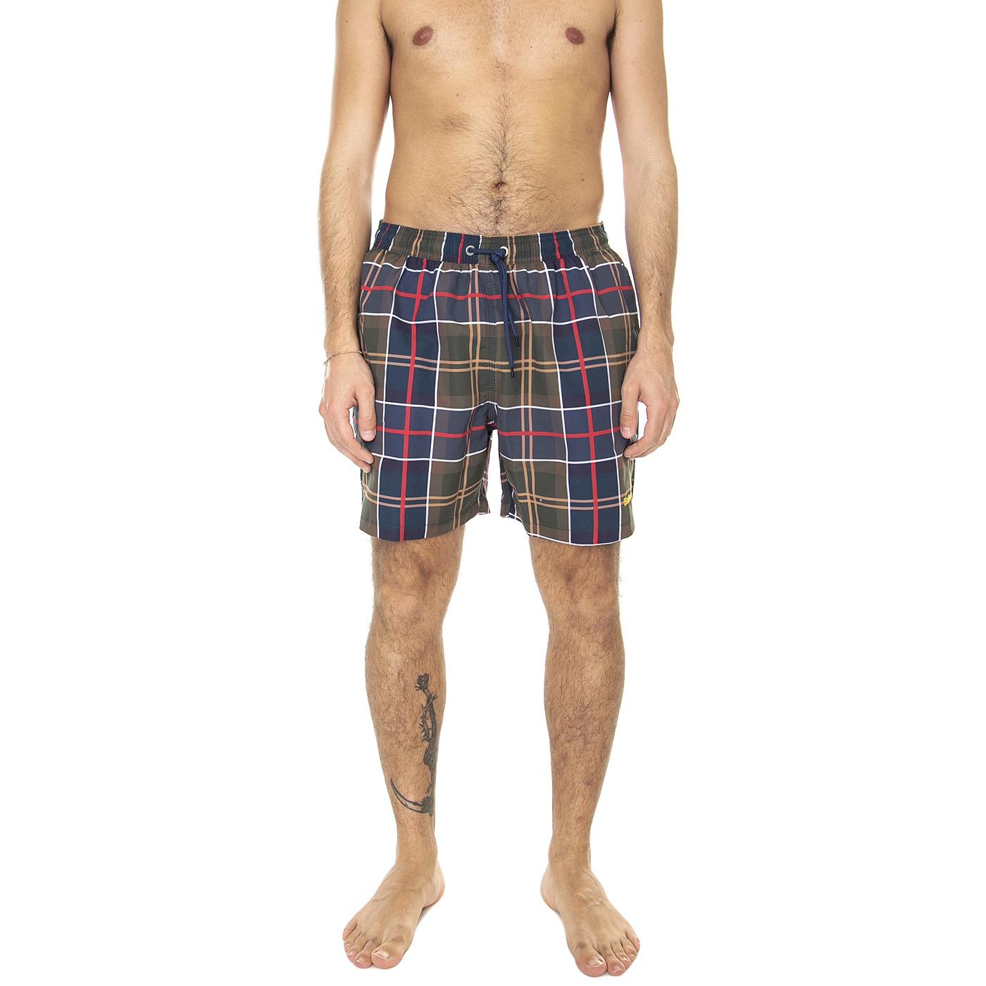 M' Tartan Swim Short Classic - Costume da Bagno Uomo Tartan / Multicolore MSW0010-TN11-SS23  BARBOUR 
