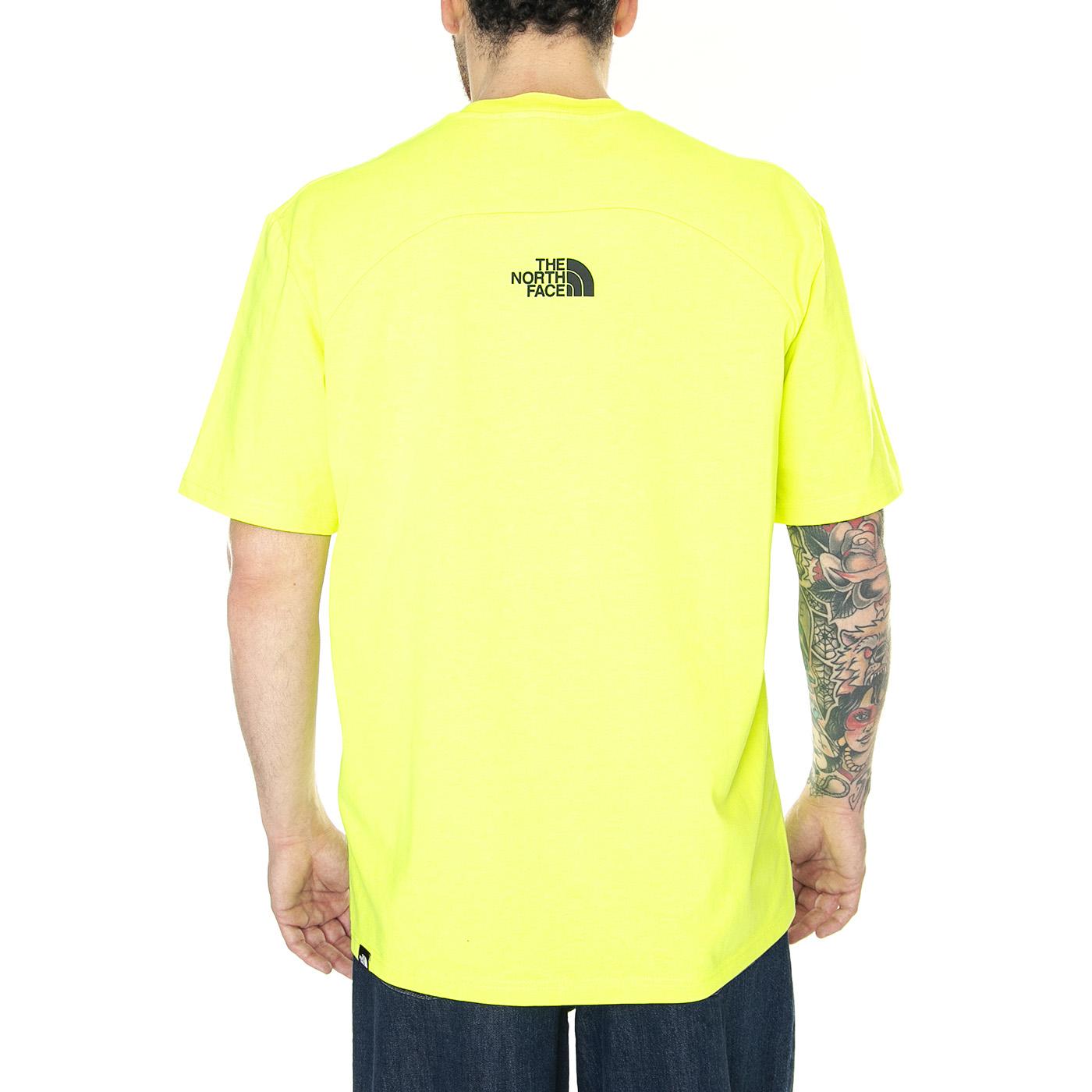 M Graphic T-Shirt Led Yellow - Maglietta Girocollo Uomo Gialla NF0A823Y8NT1  THE NORTH FACE 