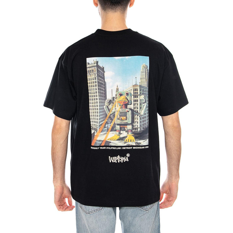 S/S Wiptopia T-Shirt Black - Maglietta Girocollo Uomo Nera I035492.89XX . CARHARTT WIP 