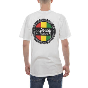RASTA SK8 PIG. DYED TEE NATURAL 1904239-NATL . STUSSY 