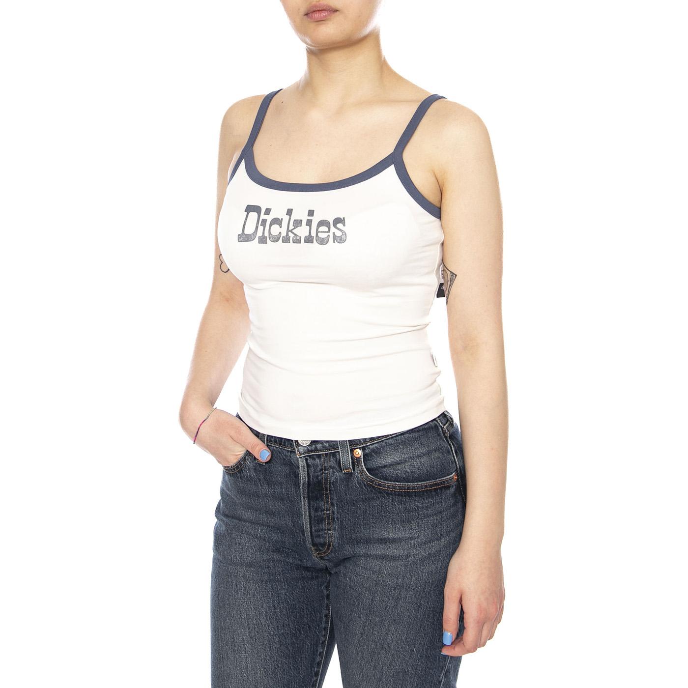 VERNAL VEST W EGRET - Canotta Donna Bianca DK0A88QW C481 DICKIES 