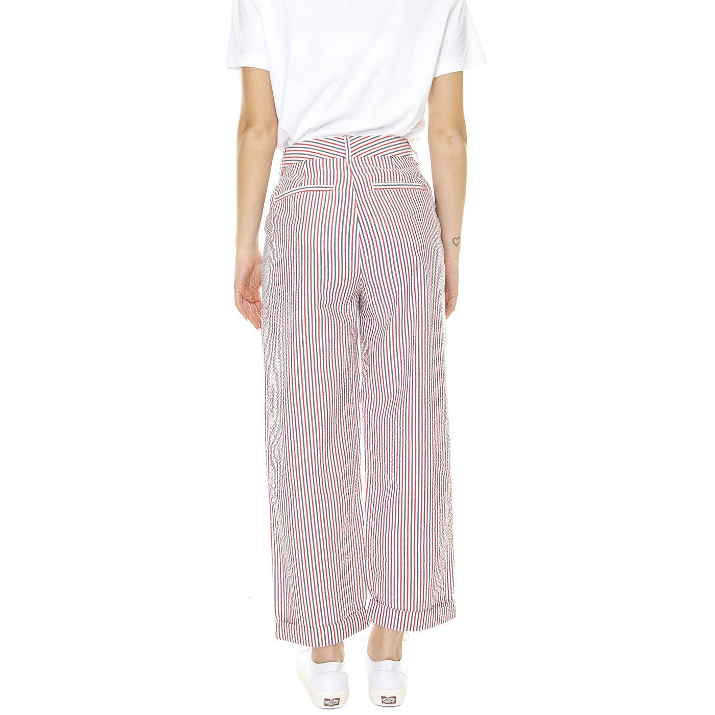 W' Victory Trouser Pant Stripe - Pantaloni Donna Multicolore 4227-STRIP  BRIXTON 