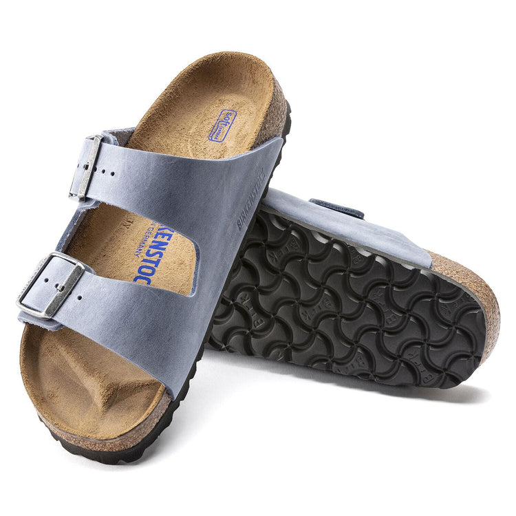 Arizona BS Dusty Blue Leather Sandals - Sandali Donna Blu 1022509  BIRKENSTOCK 