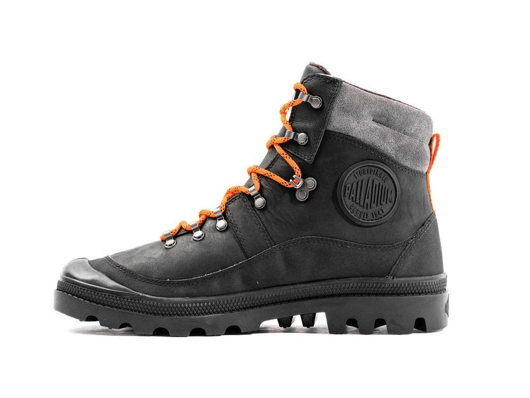 Pallabrousse Hkr Wp + Black - Scarpe Stringate Profilo Alto Uomo Nere PAS08840-008-M  PALLADIUM 