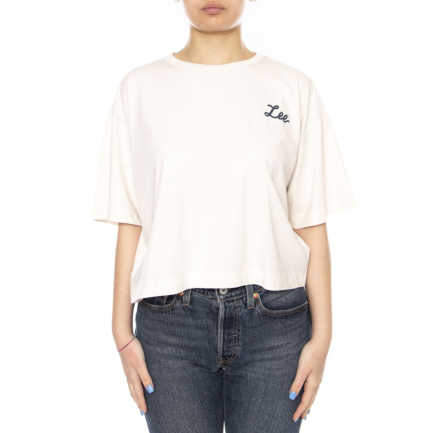 GOOD DAY LEE ECRU - Maglietta Girocollo Donna Bianca 112377770 WHT LEE 