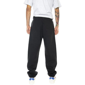 Established Works Bold Sweatpants Black - Pantaloni Casual Uomo Neri 142030043-BLKe  OBEY 