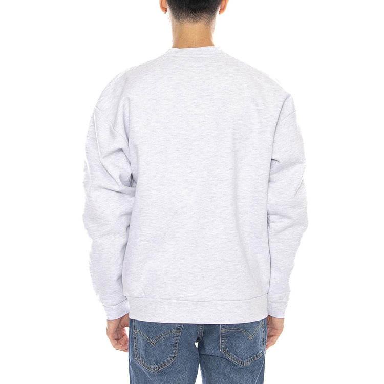 Bold Extra Heavy Crew Fleece Ash Grey -- Felpa Girocollo Uomo Grigia 112480160 AGRY OBEY 