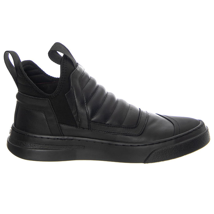 M' Break Nappa Black / Black Sole - Scarpe Profilo Basso Uomo Nere BOMDAMPER-NAPPA.BK  BRUNO BORDESE 