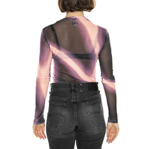 Top malla estampado Boreal - Top Donna Multicolore 43W/11203  WILD PONY 