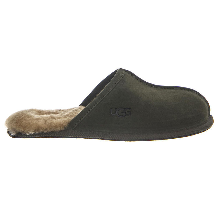 UGG M Scuff Slippers Forest Night - Pantofole Uomo in Pelle Scamosciata Verde Scuro 1101111M MFRSN UGG 