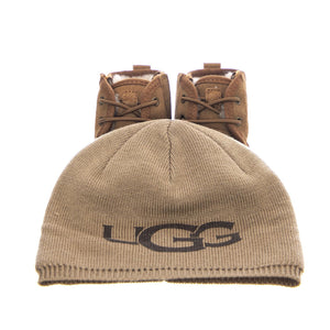 BABY NEUMEL & UGG BEANIE CHESTNUT (BOX) UGKBABYNEUCN1104729I  UGG 