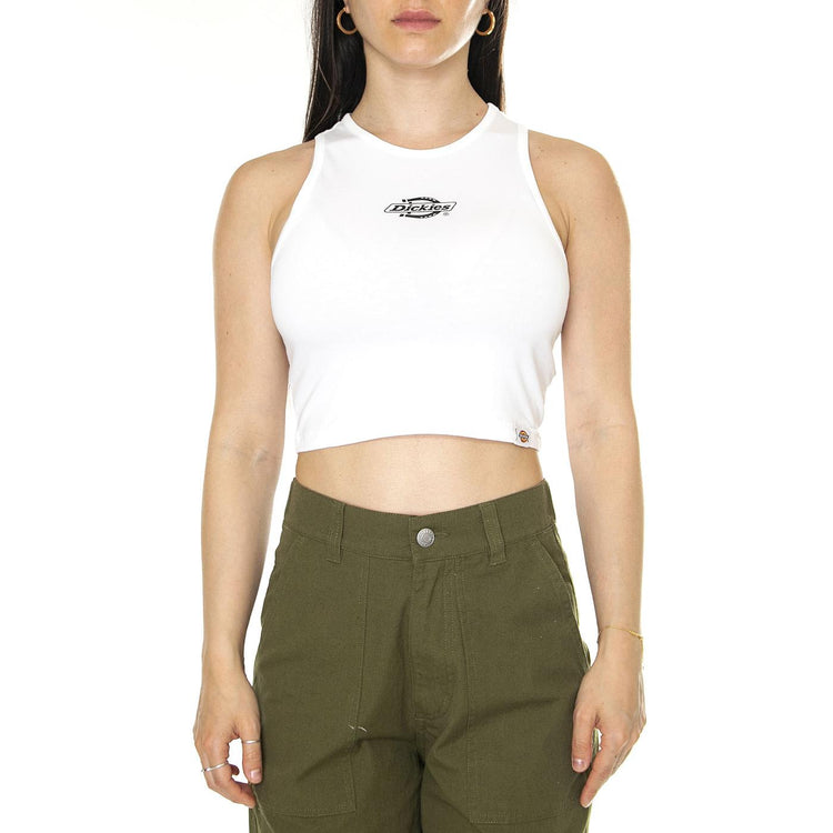 Power Vest W White - Top Donna Bianco DK0A4Y8DWHX1  DICKIES 