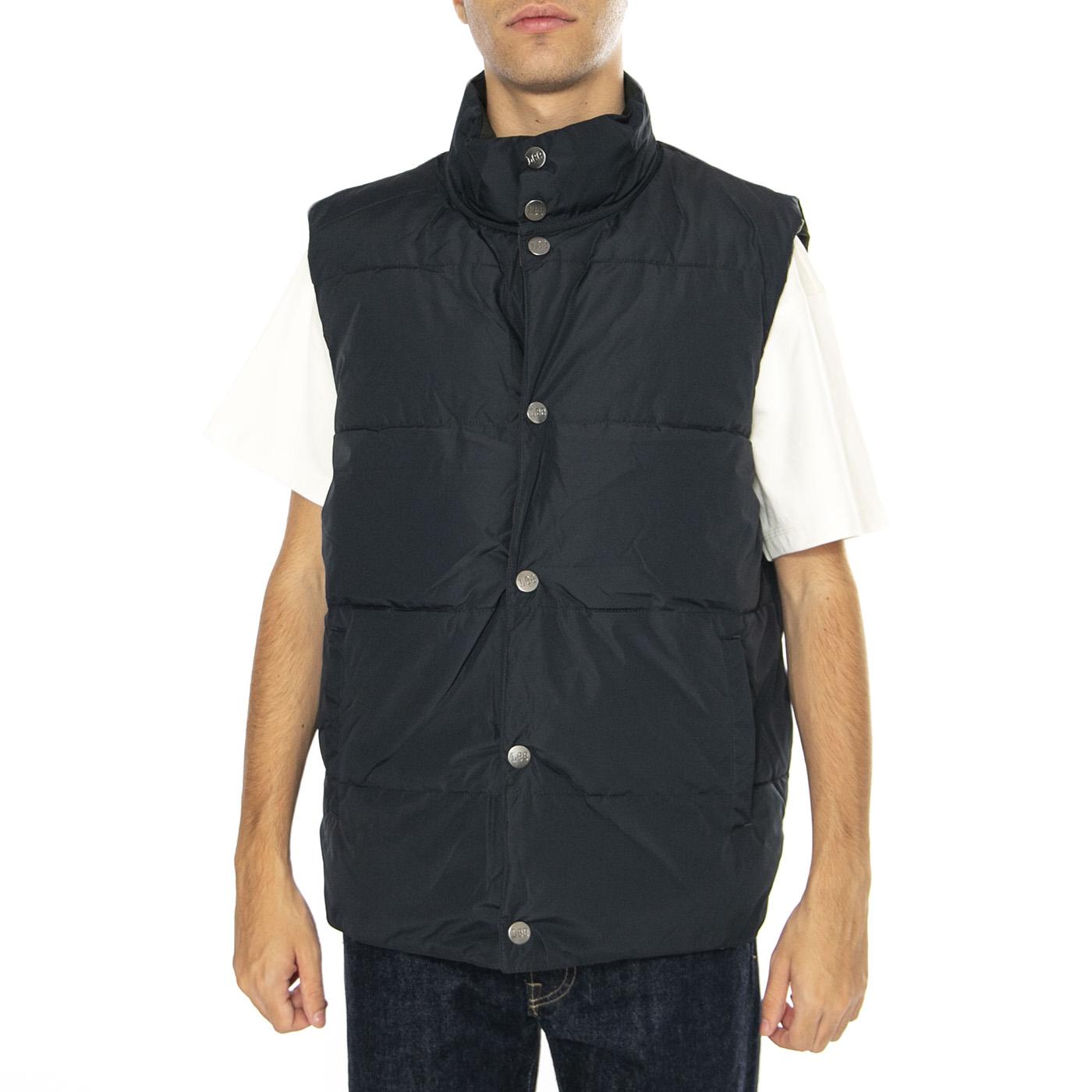 Reversible Western Puffer Olive Nig. - Giacca Smanicata Uomo Multicolore 112355686-GREEN  LEE 