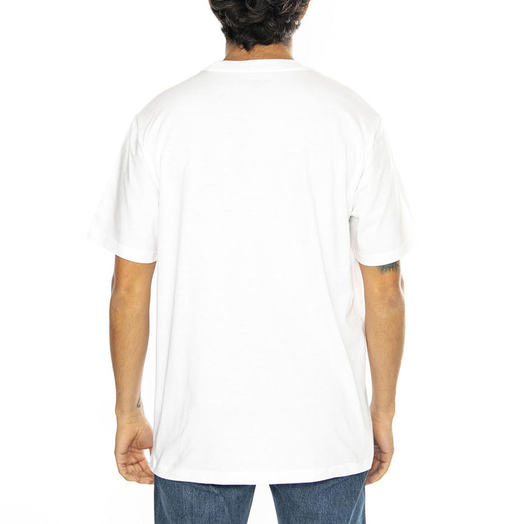 S/S Fun Run T-Shirt White / Red - Maglietta Girocollo Uomo Bianca I033986.1WZXX  CARHARTT WIP 