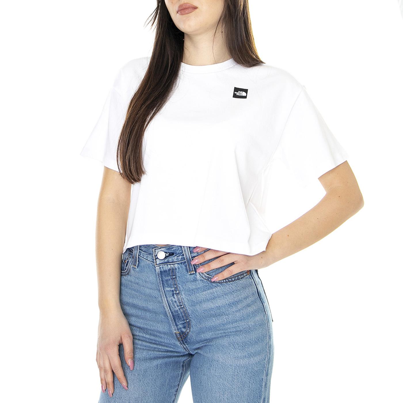 W' Graphic T-Shirt2 - EU TNF White - Maglietta Girocollo Donna Bianca NF0A83HPFN41  THE NORTH FACE 