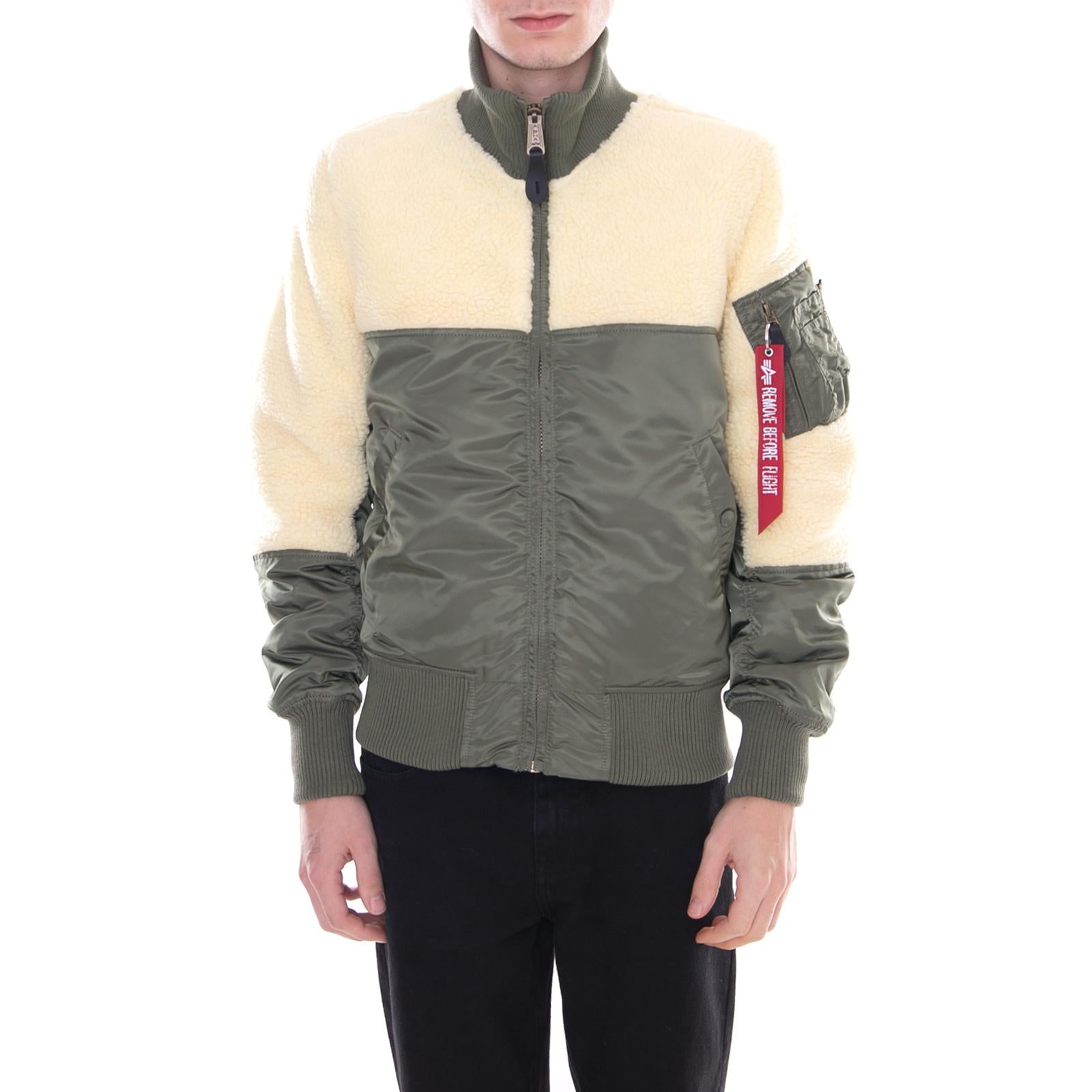 Teddy Jacket Sage Green 188106-01  ALPHA INDUSTRIES 