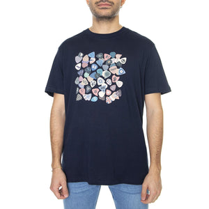 Vintage Plectrum Tee Marine - Maglietta Girocollo Uomo Blu 65583-035  BEN SHERMAN 