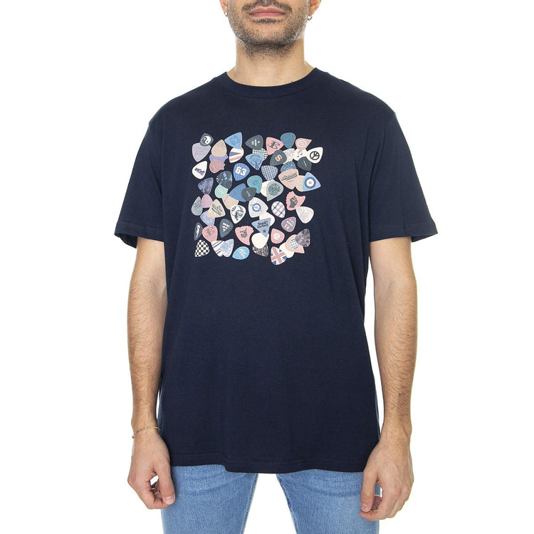 Vintage Plectrum Tee Marine - Maglietta Girocollo Uomo Blu 65583-035  BEN SHERMAN 