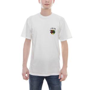 RASTA SK8 PIG. DYED TEE NATURAL 1904239-NATL . STUSSY 