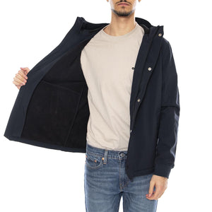 Farah Brydon Softshell - Giacca Invernale Uomo con Cappuccio True Navy F4RFF030 412 FARAH 