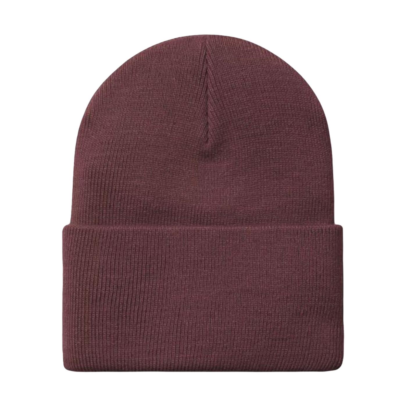 Acrylic Watch Hat Rondo - Berretto in maglia bordeaux I020222.33KXX . CARHARTT WIP 