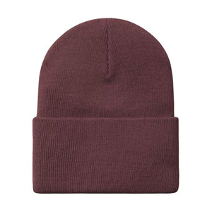 Acrylic Watch Hat Rondo - Berretto in maglia bordeaux I020222.33KXX . CARHARTT WIP 