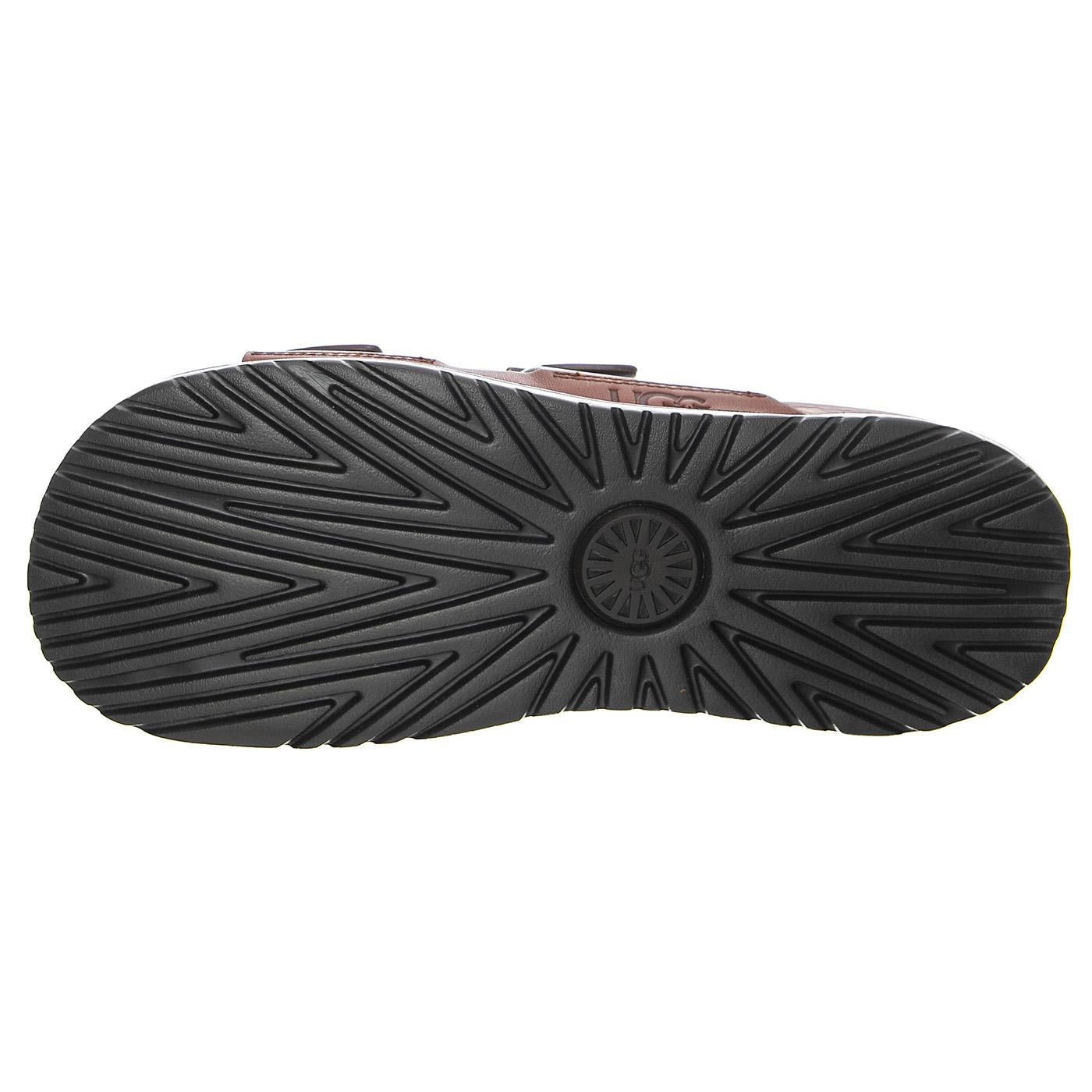 Wainscoatt Buckle Slide Cognac Leather - Sandali Uomo Marroni UGMWAIBSCLTH1119530M  UGG 