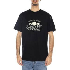 S/S Gatecrasher T-Shirt Black - Maglietta Girocollo Uomo Nera I035481.89XX . CARHARTT WIP 