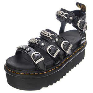 Blair II Quad Chain - Sandali Donna Neri UK 3 27262001  DR.MARTENS 