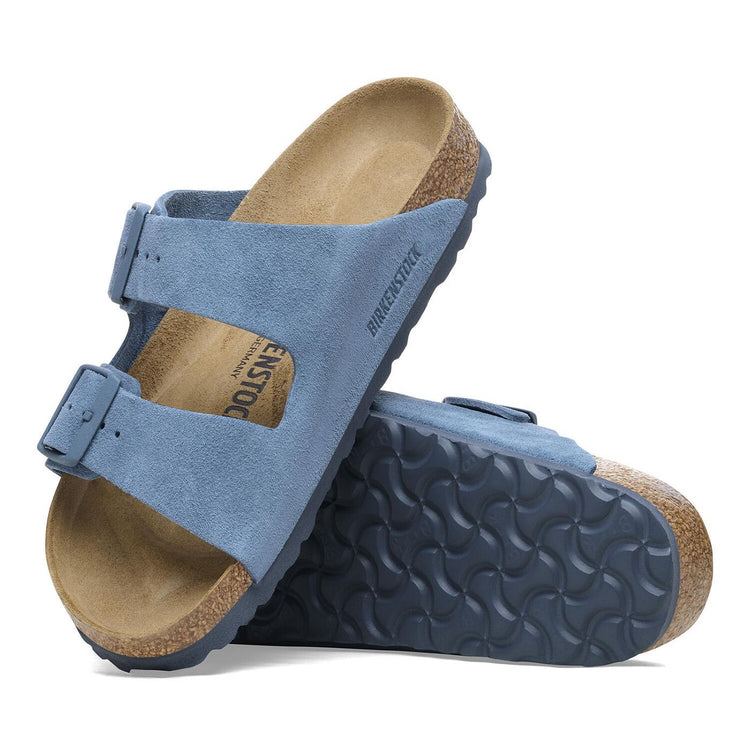 Arizona Elemental Blue / Suede Leather - Sandali Uomo / Donna Blu 1026820  BIRKENSTOCK 
